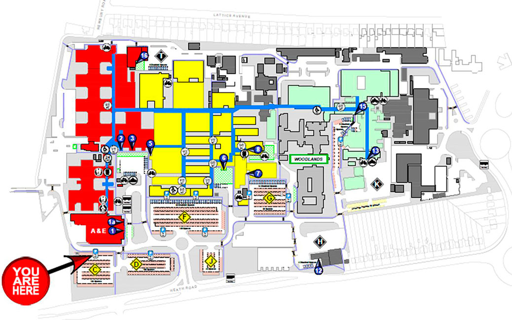 Ipswich Hospital Car Park Map
